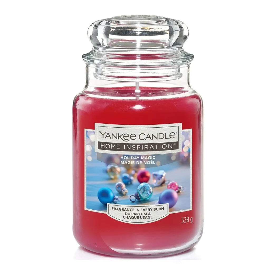 Yankee Candle Home Inspirations Candle Holiday Magic 538g