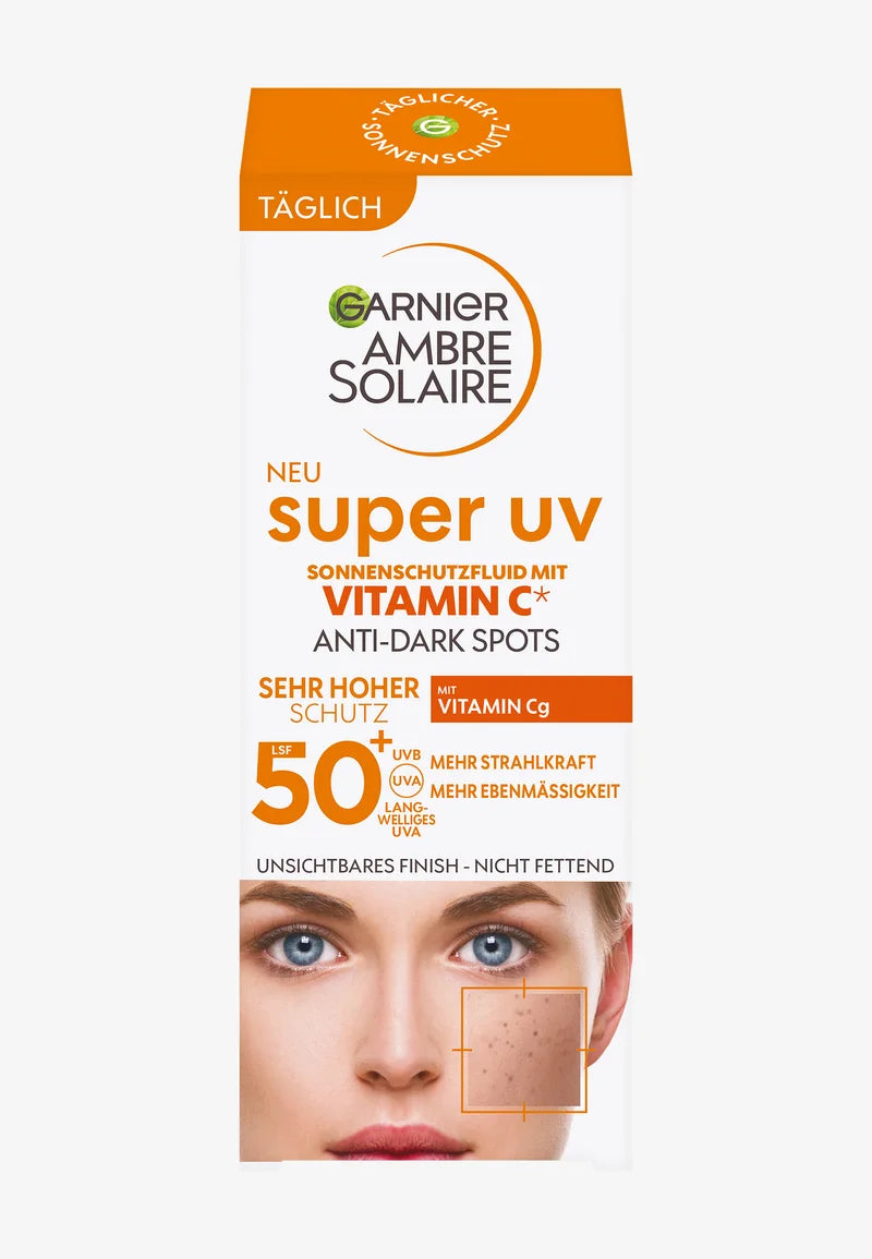 Ambre Solaire Super UV Vitamin Cg Anti Dark Spot SPF50+ Fluid