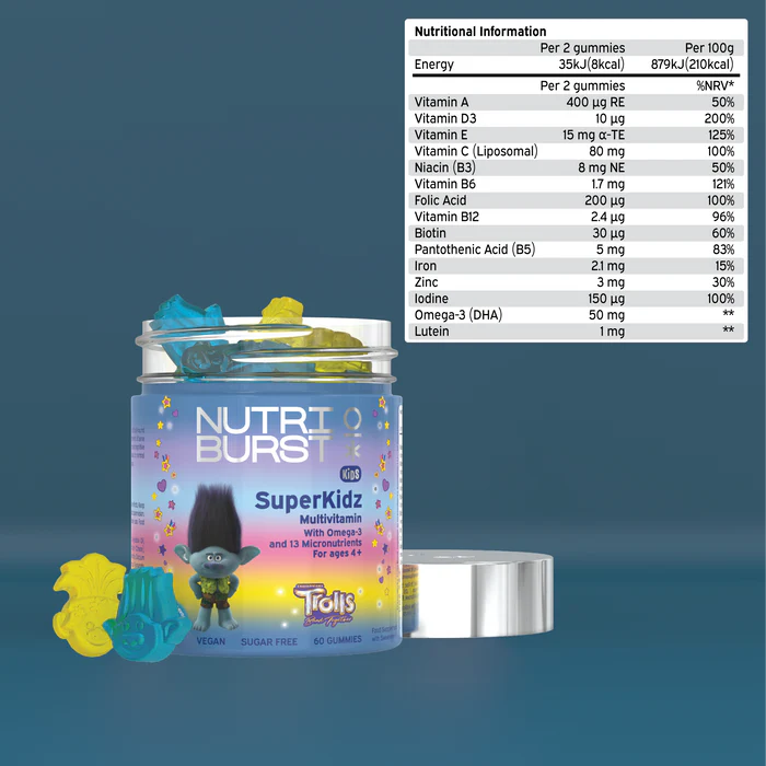 SuperKidz Multivitamin 60 Vitamin Gummies