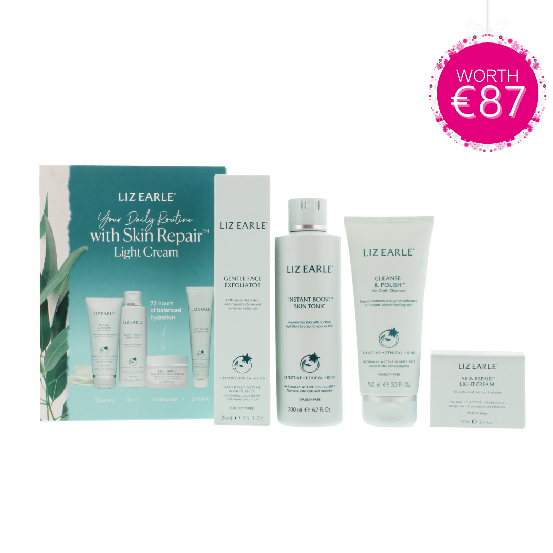 Daily Routine Skincare Set With Skin Repair Light Cream