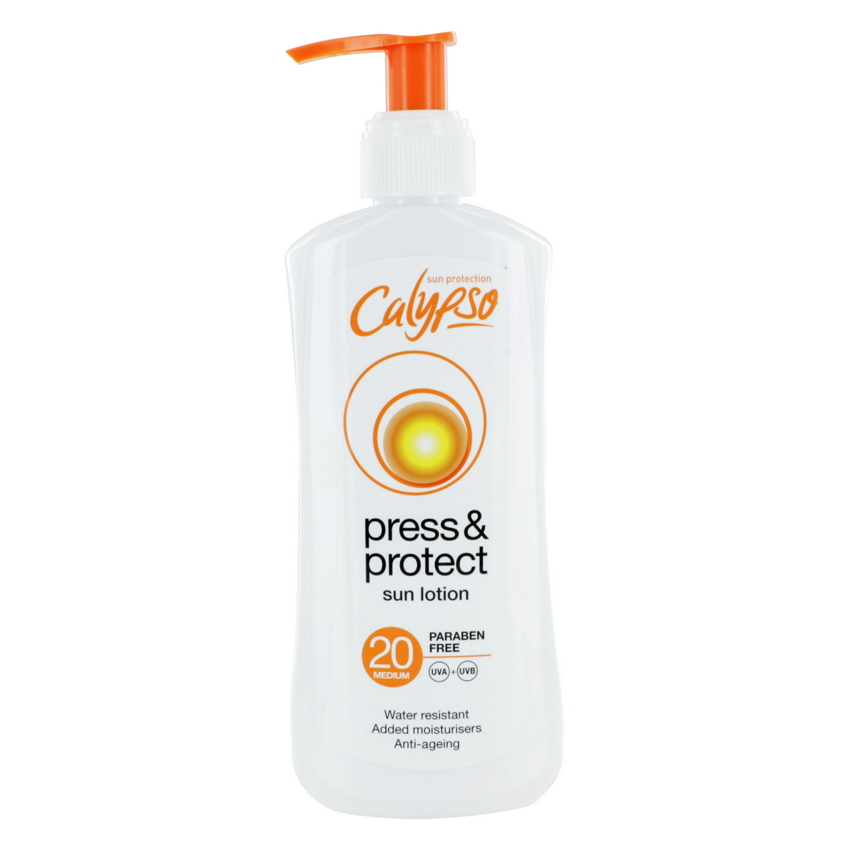 Calypso Press & Protect Sun Lotion SPF 20 200ml