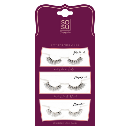 SOSU Cosmetics Special Offer Multipack Lashes